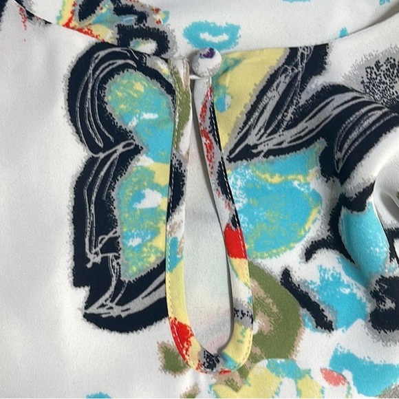 Melissa McCarthy Seven7 Floral Sleeveless Top - Picture 10 of 14